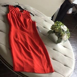 Laundry Red sleeveless dress